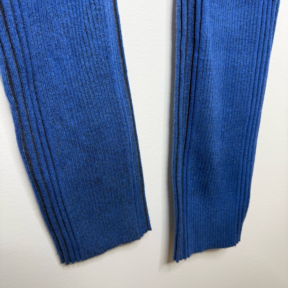 ANTHROPOLOGIE Daily Practice Knit Two Tone Leggings - Picture 4 of 8